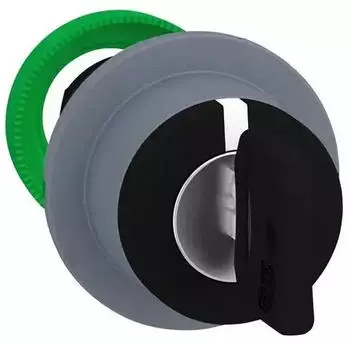 Schneider Electric Harmony XB5F Schl&uuml;sselschalter Frontelement 30mm 3-Stellungen Mitte rastend (ZB5FG7C0)