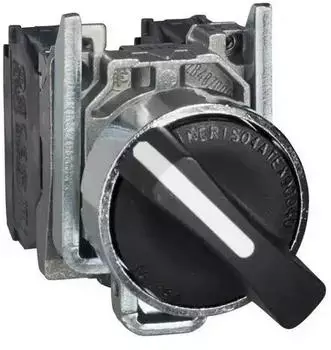 Schneider Electric Harmony XB4 Knebelschalter 22mm Metall 2 Stellungen 1S+1&Ouml; ATEX (XB4BD25EX)