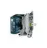 Schneider Electric Harmony XB4 Hilfsschalterblock mit LED 1Ö 110-120V AC Metall weiß (ZB4BW0G12)