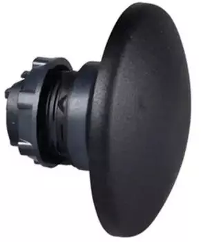 Schneider Electric ZB5AR216 Drucktaster-Frontelement Pilztaste &Oslash;60mm gew&ouml;lbt schwarz (ZB5AR216)