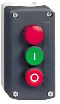 Schneider Electric Harmony XALD Aufbaugeh&auml;use Kunststoff 2 Drucktaster I-O, 1 Leuchtmelder 24V AC/DC (XALD363B)