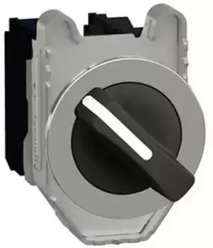 Schneider Electric Harmony XB4F Wahlschalter 30mm 2 Schaltstellungen 1S+1&Ouml; schwarz (XB4FD25)