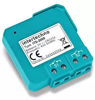 intertechno ITS-2000 Funk Twin-Sender, 2 potentialfreie Anschl&uuml;sse (523330)