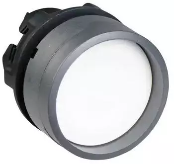 Schneider Electric Drucktaster Frontelement 22mm wei&szlig; mit Schutzkragen (ZB5AA16C0)