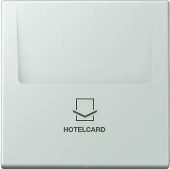 Jung Hotelcard-Schalter ohne Taster-Einsatz, Thermoplast lackiert (LC590CARD215)