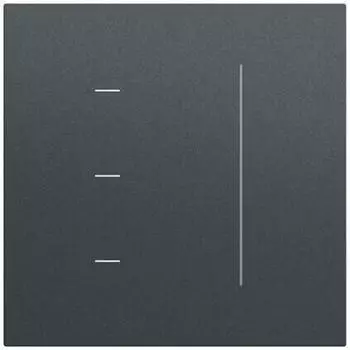 Gira S3000 Touch-Aufsatz System 70 Anthrazit lackiert (536573)
