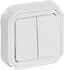 Legrand Plexo New Doppelwechselschalter/Taster 10A IP55 (069855L)