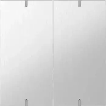 Gira Wippenset 2-fach Tastsensor 4 Aluminium (eloxiert) (502217)