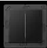Jung Bluetooth Low Energy Funk-Wandsender 4-kanalig Thermoplast Graphitschwarz matt (BLEA595SWM)