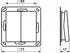 Jung Bluetooth Low Energy Funk-Wandsender 4-kanalig Thermoplast Graphitschwarz matt (BLEA595SWM)