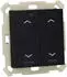 MDT KNX Taster Light 55 2-fach RGBW Jalousie, schwarz matt (BE-TAL55T206.A1)