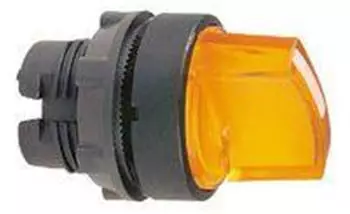 Schneider Electric Leuchtwahlschalter Frontelement 22mm, 2 Positionen, orange (ZB5AK1253)