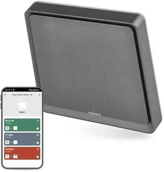 EMOS GoSmart Szenen-Schalter Portabel, ZigBee, LED-Anzeige, Batteriebetrieben, 1 Taste, 3 Szenen (H5014)
