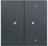 Gira Tastwippe 2-fach unbedruckt/Pfeile OneKNX System 70 Anthrazit (517573)