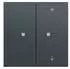 Gira Tastwippe 2-fach unbedruckt/Pfeile OneKNX System 70 Anthrazit (517573)