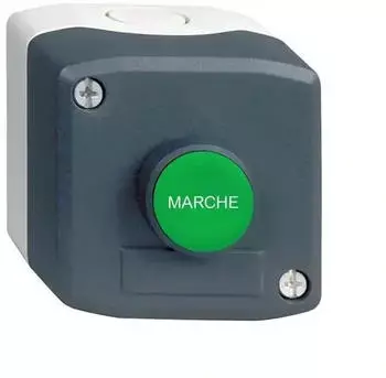 Schneider Electric XALD104 Geh&auml;use mit Taster flach gr&uuml;n 1S (XALD104)