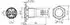 Velleman R1900G Drucktaster Edelstahl SPDT 1NO 1NC grüne Ringbeleuchtung 19mm (R1900G)