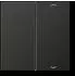 Jung Taste 1-fach Symbol Pfeil/Auf/Ab Aluminium Anthrazit (AL2401TSAPAN)