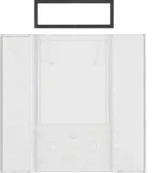 Berker Beschriftungsfeld B.IQ Tastsensoren 5-fach, klar transparent (75900082)