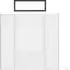 Berker Beschriftungsfeld B.IQ Tastsensoren 5-fach, klar transparent (75900082)