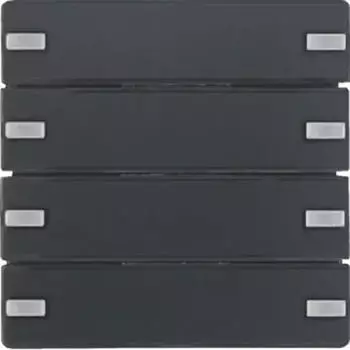 Berker Tastsensor 4fach Komfort KNX Q.1/Q.3 anthrazit samt (80144326)