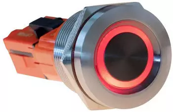 Joy-IT Button22T-01 Tastschalter 22mm LED beleuchtet IP68 IK10 (Button22T-01)