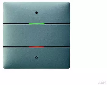 Theben iON 102 KNX Tastsensor 2 Tasten DataSecure, Silber (4969252)