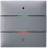 Theben iON 102 KNX Tastsensor 2 Tasten DataSecure, Silber (4969252)