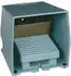 Schneider Electric XPEM529 Einzelfußschalter mit Abdeckung 2NC+2NO metallisch blau (XPEM529)
