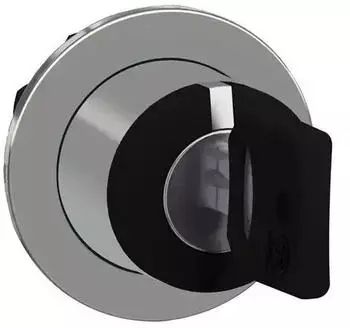 Schneider Electric Frontelement ZB4F Schl&uuml;sselschalter &Oslash;30mm 3-Stellungen schwarz (ZB4FG5)
