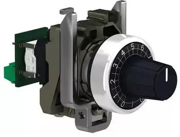 Schneider Electric Harmony XB4 Potentiometer 22mm -40&ndash;70&deg;C (XB4BD912R100K)