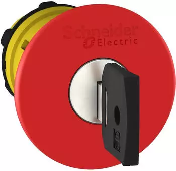 Schneider Electric Harmony XB5 Not-Halt Frontelement Pilz &Oslash;40mm rot Schl&uuml;sselentriegelung (ZB5AS94412)