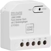 Jung JUNG HOME Puck Dimmer BT P D1 B2 U 1fach m.2 Bin&auml;reing&auml;ngen