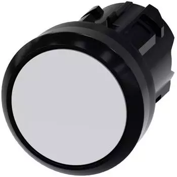 Siemens SIRIUS ACT Drucktaster Frontring Kunststoff, rund, 22mm, wei&szlig; (3SU1000-0AA60-0AA0)