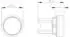 Siemens SIRIUS ACT Drucktaster Frontring Kunststoff, rund, 22mm, weiß (3SU1000-0AA60-0AA0)