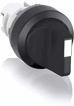 ABB M2SS2-10B Wahlschalter schwarz, 2 Stellungen, kurzer Drehgriff (1SFA611201R1006)