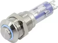 TRU COMPONENTS TC-6647596 LAS4GQH-11ZE/B/24V/S Druckschalter 48 V 2 A 1 x Ein/Aus