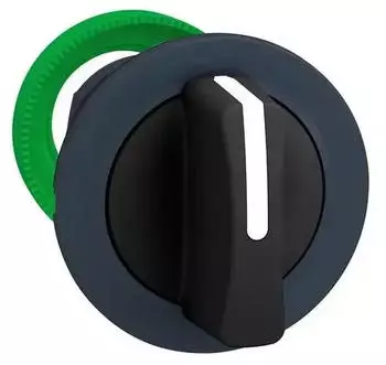 Schneider Electric Harmony XB5 Wahlschalter Frontelement 30mm, schwarz, 3-Stellungen (ZB5FD8)