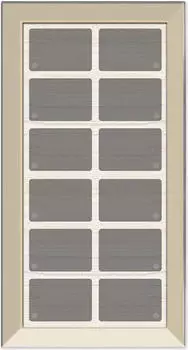 Issendorff GTS12C Glas-Tastenfeld 12 Tasten mit Bargraph, champagner (30275)