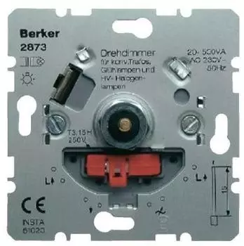 Berker Drehdimmer NV mit Softrastung (2873)