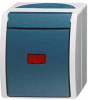 Busch-Jaeger 2CKA001085A1607, Busch-Jaeger 2601/6 SKW-53 Wippkontrollschalter Aus-