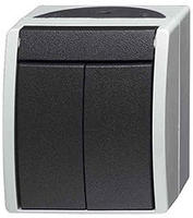 Busch-Jaeger 2601/5W-54, Busch-Jaeger 2601/5W-54 Wippschalter Serienschaltung