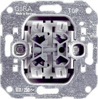 Gira 10800, Gira Wechselschalter (10800) Silber