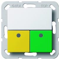 Gira Dienstzimmereinheit Notrufset System 55 Reinwei&szlig; [291503], 2915 03