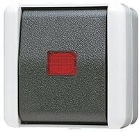 JUNG 806KOW, Jung 806KOW Wipp-Kontrollschalter 10 AX 250 V ~ Serie WG