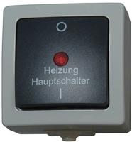 Kopp - 565356002 Feuchtraum-schalterprogramm Heizungs-notschalter Nautic Grau 1 St.