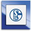 Busch Jaeger 2000/6 UJ/02 FC Schalke 04 Fanschalter im Schmuckkarton 2CKA001012A2200