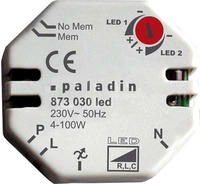 M&uuml;ller 873030 Unterputz Dimmer Geeignet f&uuml;r Leuchtmittel: LED-Lampe Wei&szlig;