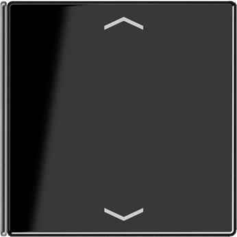 Jung Taste 4-fach mit Symbol Pfeil, schwarz LS404TSAPSW14