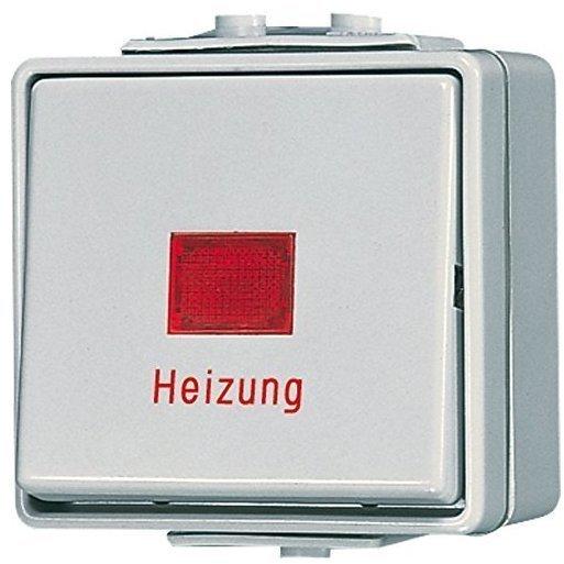 Albrecht Jung GmbH & Co. KG (Schalter & Thermostate) Jung Heizung Notschalter, grau 606HW